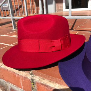 Wool Mayfair fedora hat