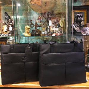Large leather Twin Handle Handbag