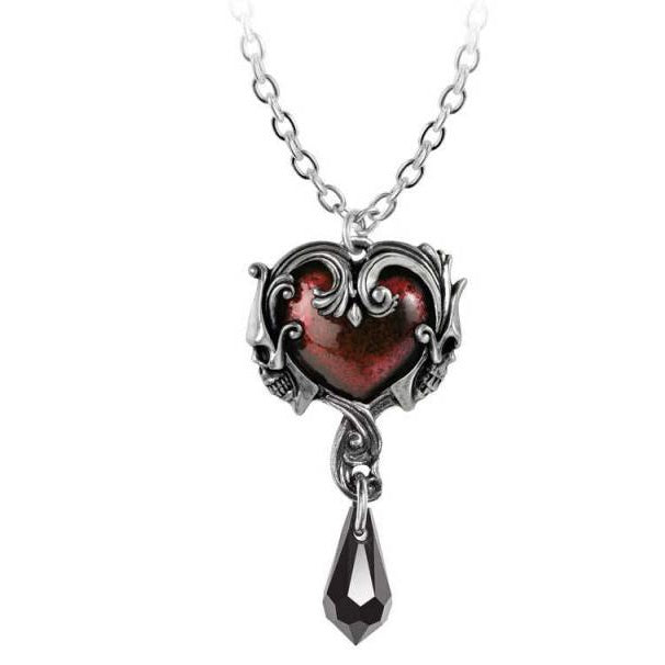 Red heart necklace