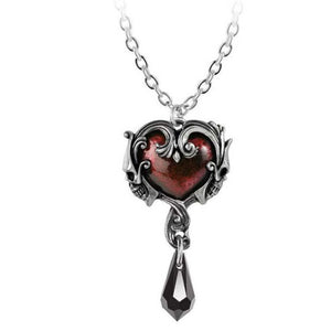 Red heart necklace