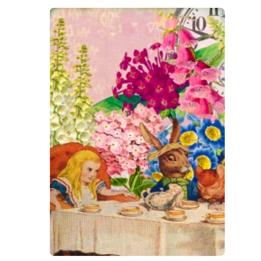 Card - Alice in Wonderland Tea Party