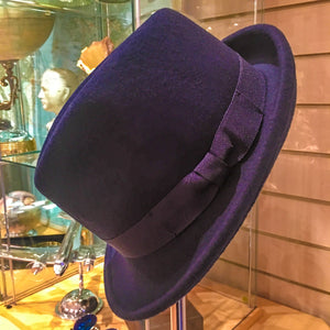 Trilby Hat Navy Blue - M