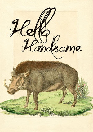 Card - Boar - Hello Handsome