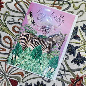 Card - Happy Birthday - The Zebra Garden