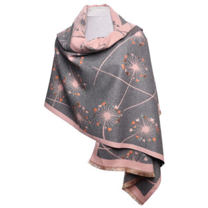 Cosy Pashmina With Short Fringe - Dandy Heart
