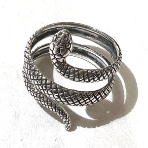 925 Silver Cobra Snake Ring