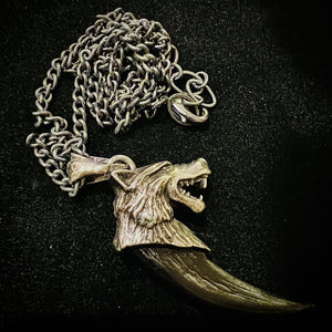 Wolf Fang Pendant Necklace