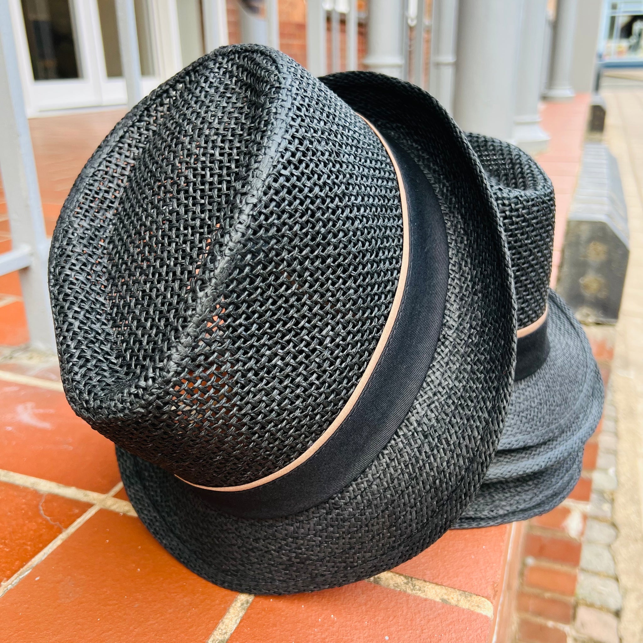 Summer Paper Straw Trilby Hat