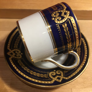 Antique Coffee Can and Saucer