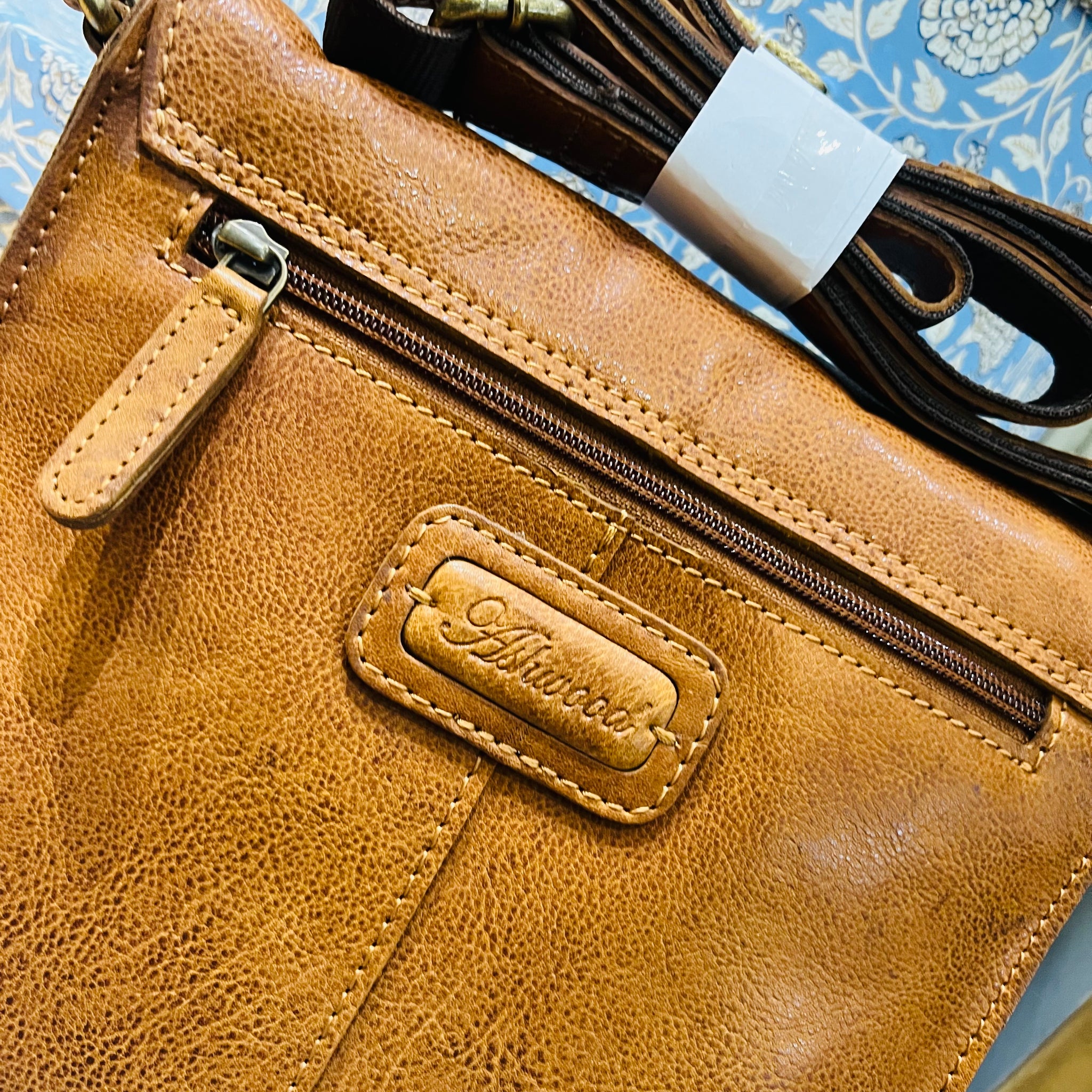 Dean Dimpled Leather Crossbody Bag