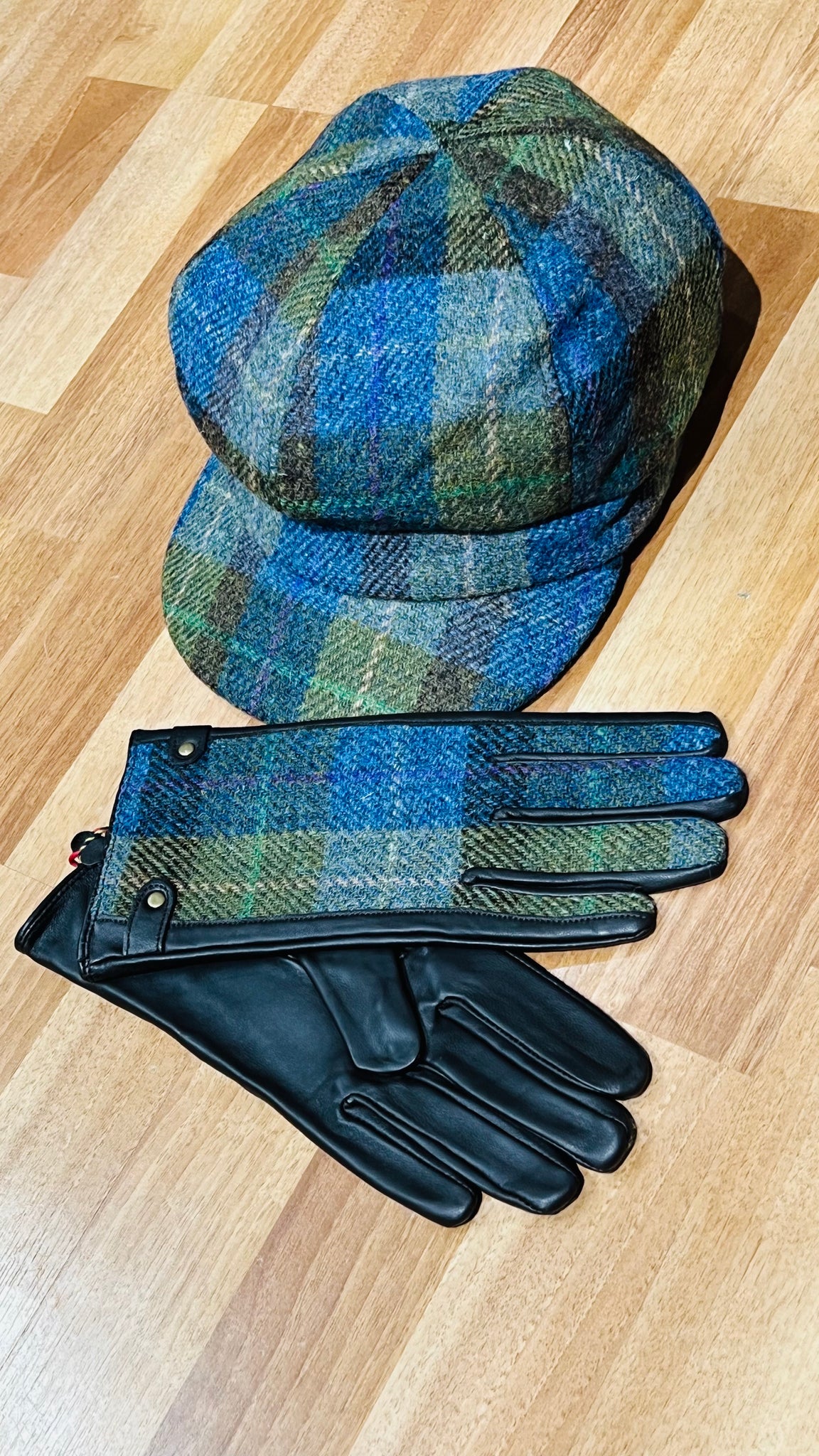 Harris Tweed Bakerboy Cap