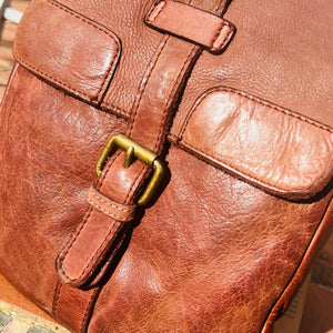 Rustic Soft Leather Crossbody Bag