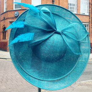 Sinamay Hat with Large Bow