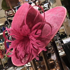 sinamay wide brimmed hat