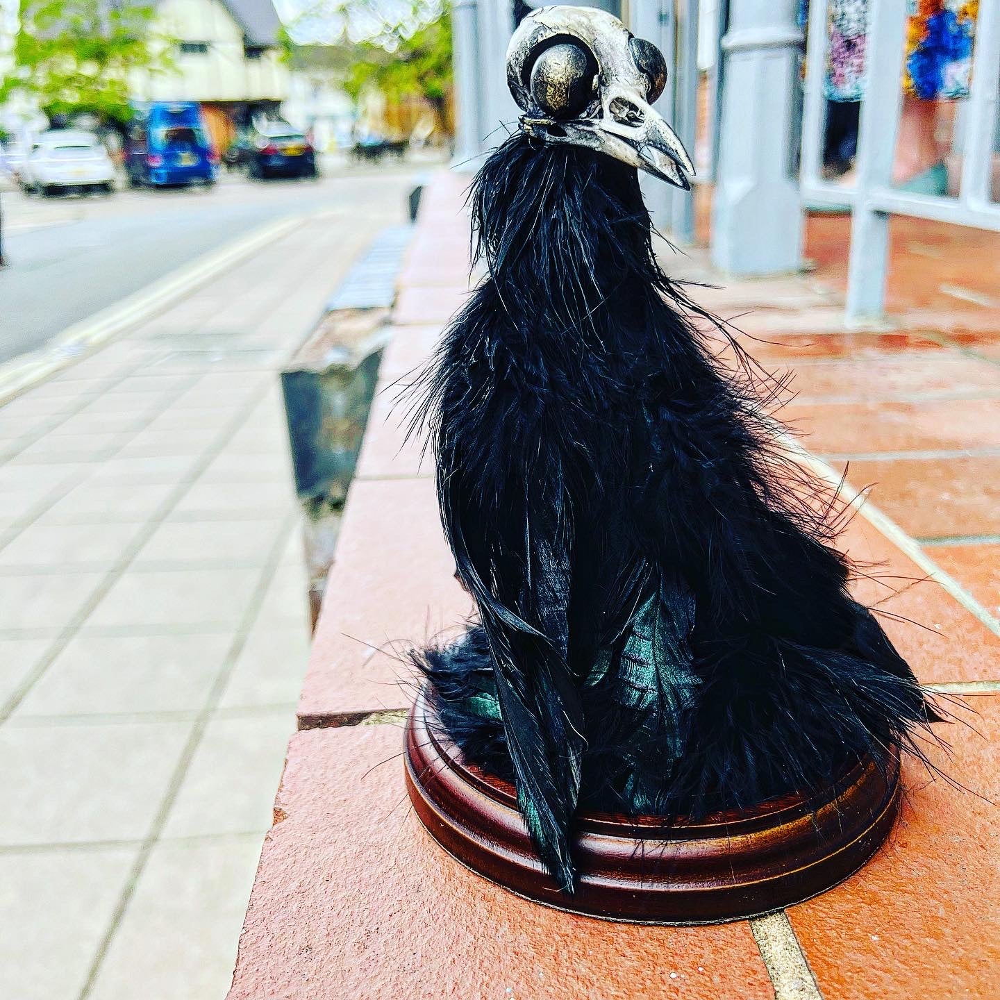 Creepy Charlie on Wood Stand