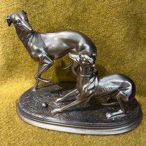 Figurine Pair of Whippets 