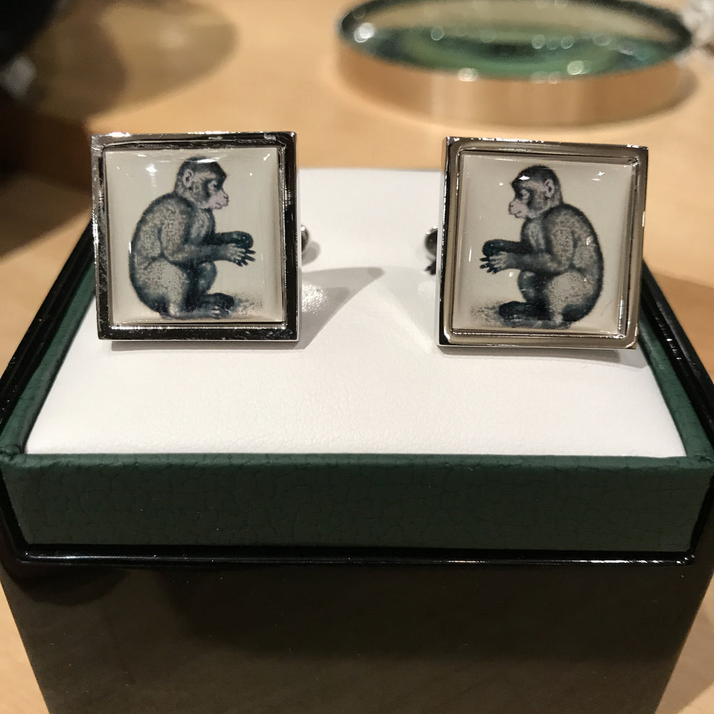 Cufflinks - Durer Monkey