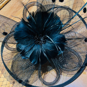 Lily Pad Flower and Quill Fascinator