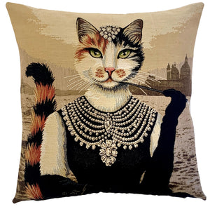 Cushion: Elegant cat