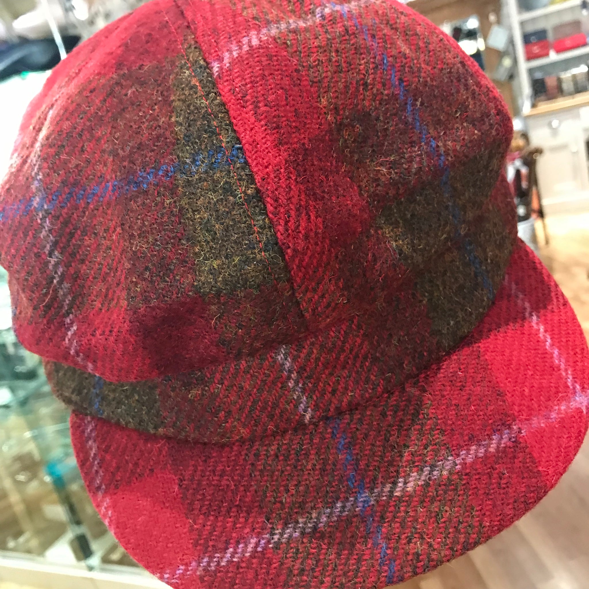 Harris Tweed Wool Carnaby Wool Cap