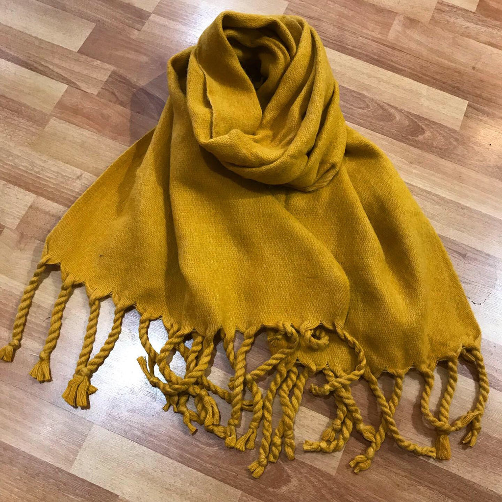 Mustard scarf