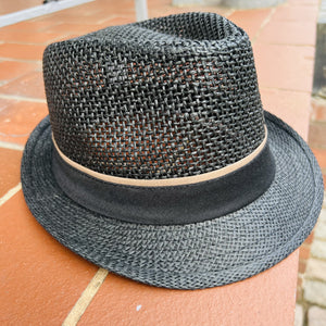 Summer Paper Straw Trilby Hat