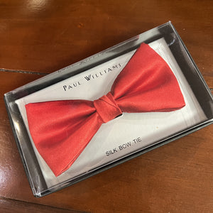 Dress Red Silk Bow Tie