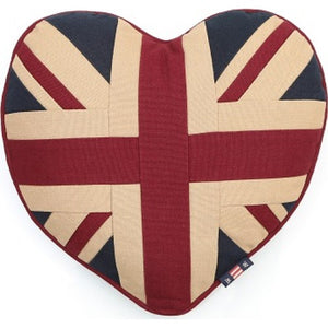 Heart mini union flag cushion 