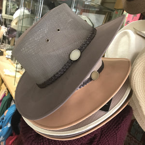 Voyager mesh fedora hat