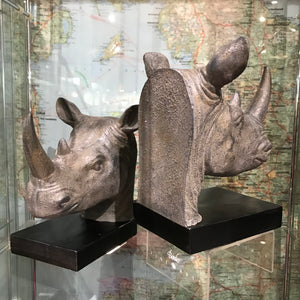 Rhino bookends