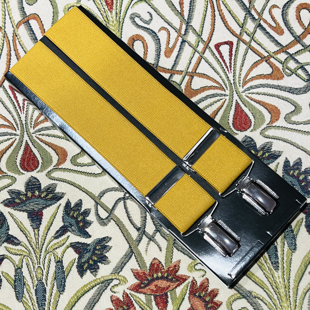 Braces - Hot Mustard With Chrome Clips