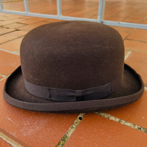 Denton Bowler Hat - Brown