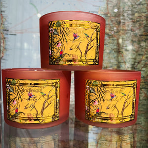 Scented Wax Glass Pot Candle - Oriental Lily
