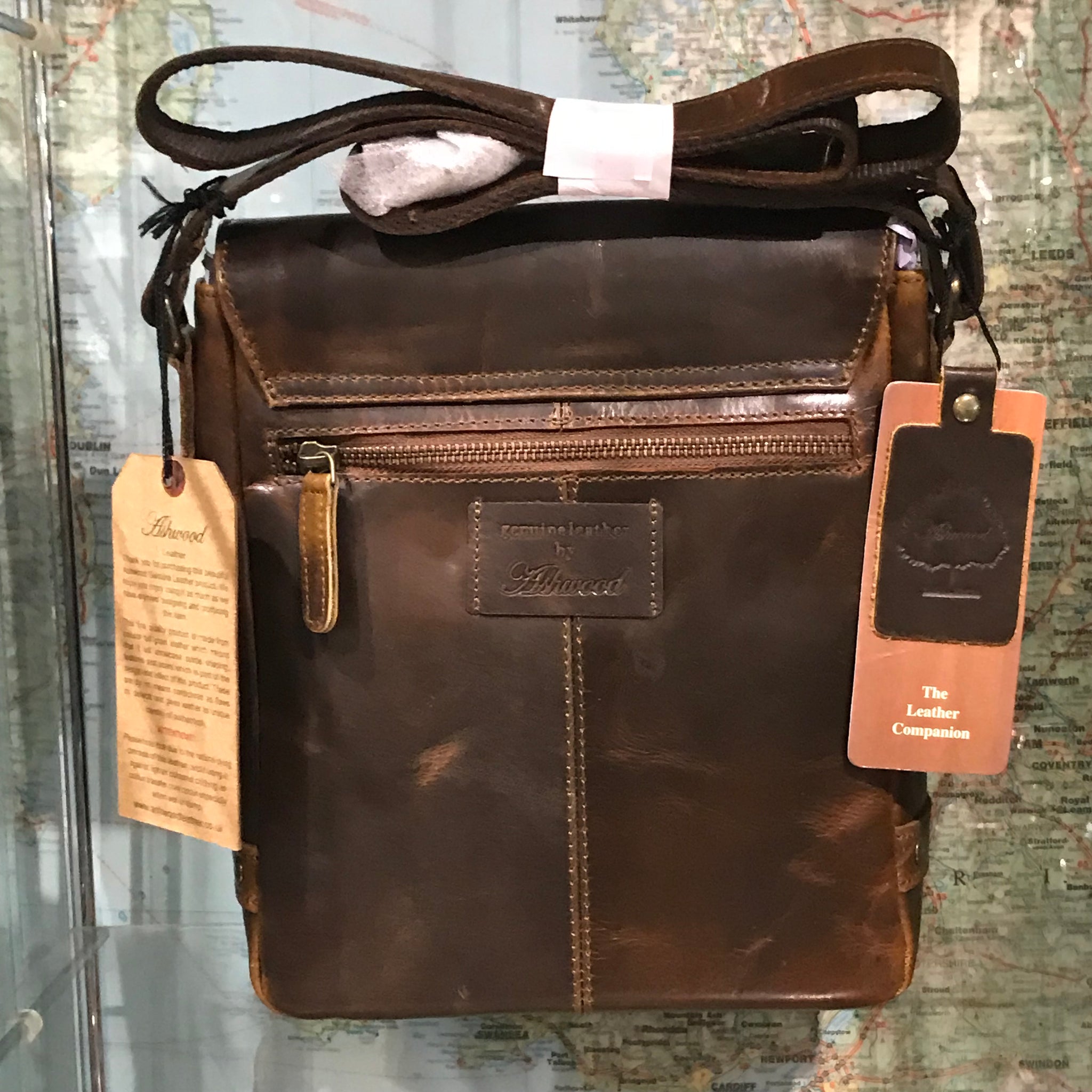 Compact Leather Body Bag