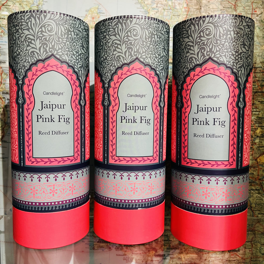 Scented Reed Diffuser - Jaipur Pink Fig