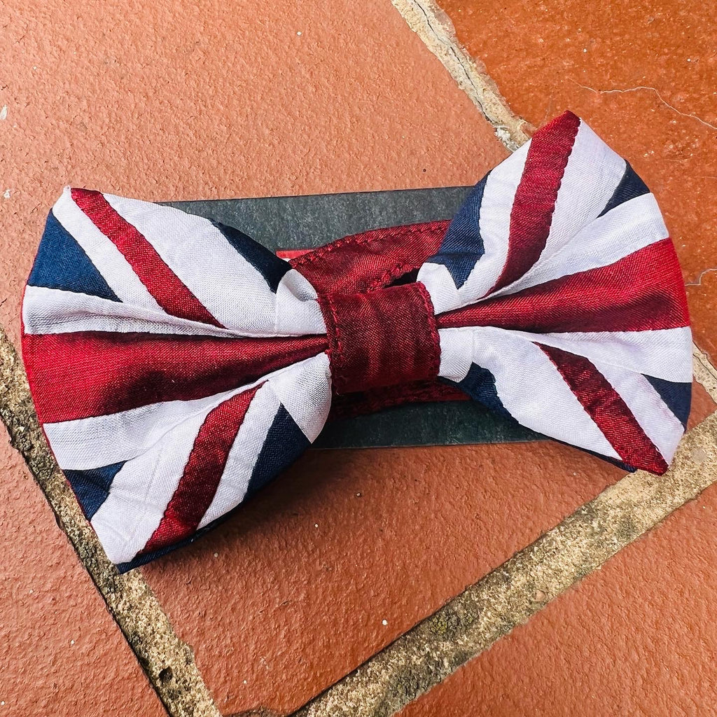 Bright London Silk Union Flag Bow Tie