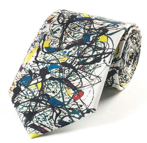 Silk Tie - Pollock Summertime Tate