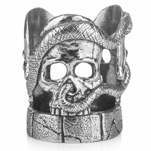 Pewter Skull Shot Glass