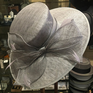 Large Sinamay Hat With Large Decorative Bow