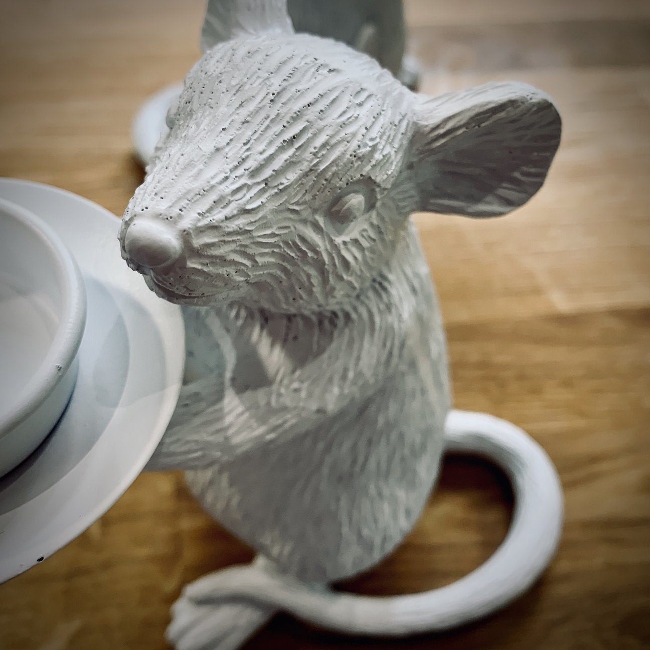 Pair of mice candleholders