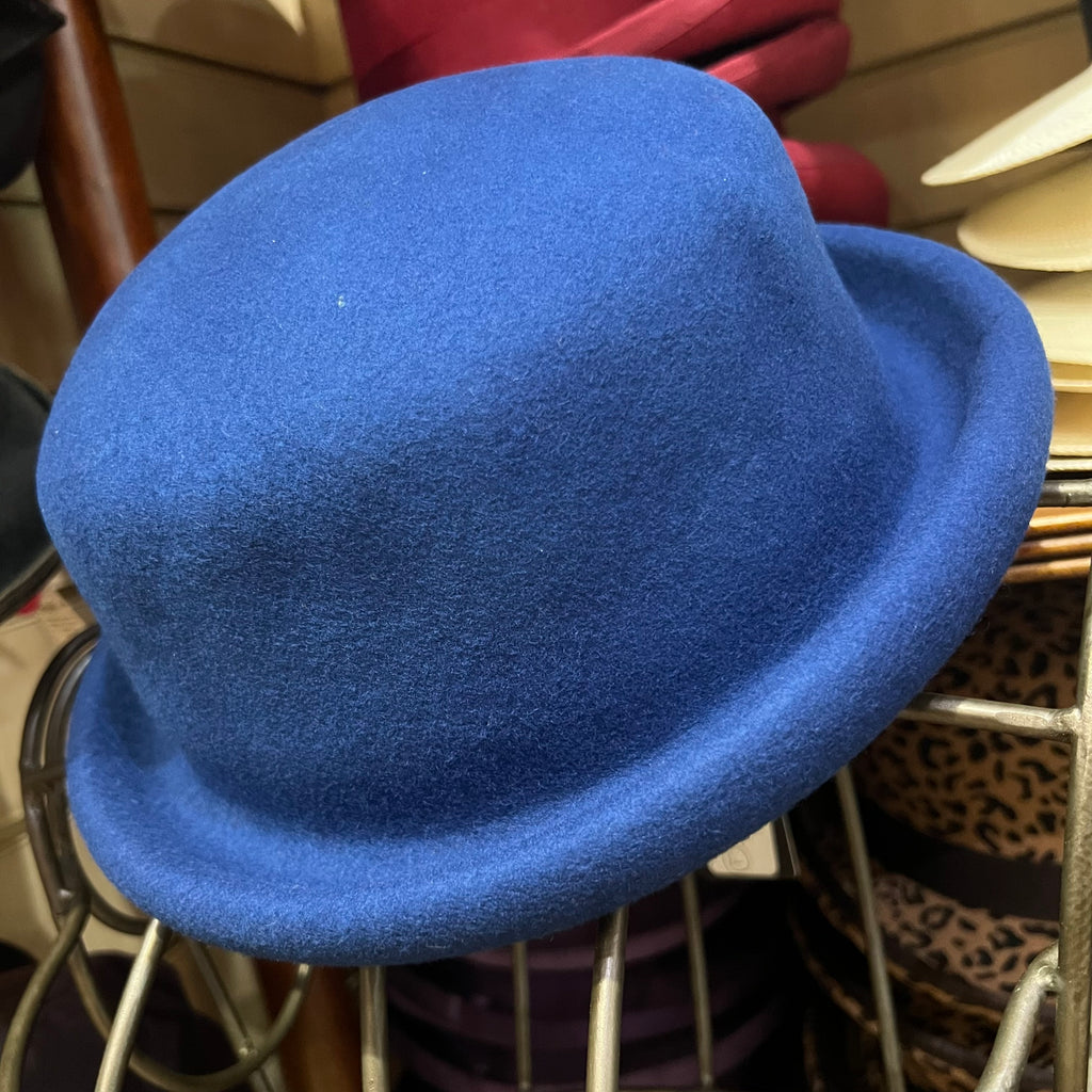 Wool Felt Soft Bowler Style Hat