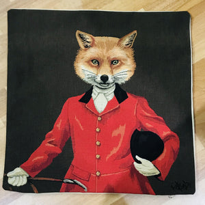 Cushion: foxhunter fox