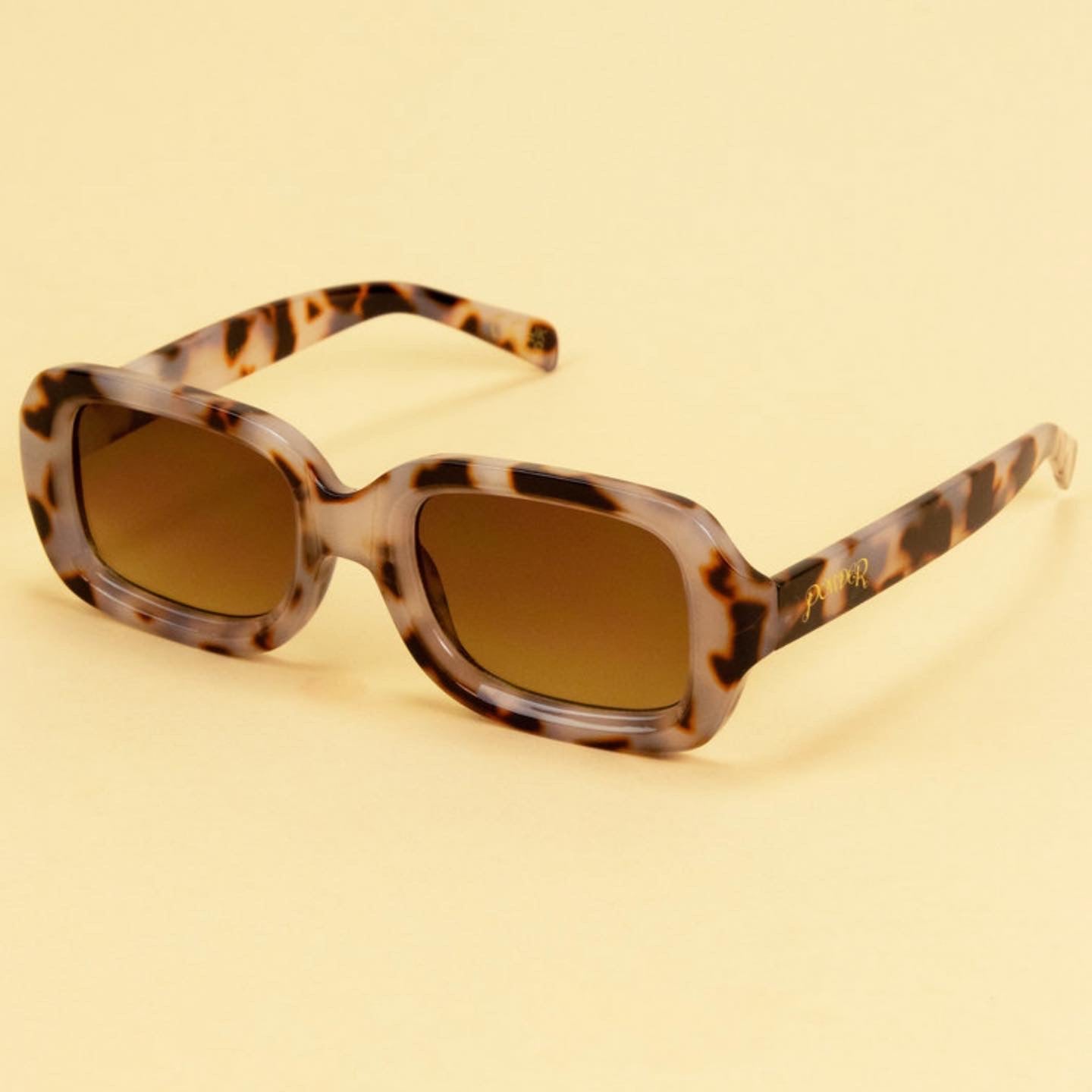 Enya Sunglasses - Cool Grey and Brown