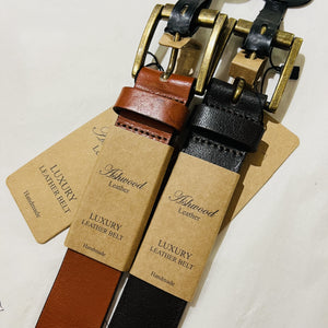 Luxury Buffalo Leather Belt