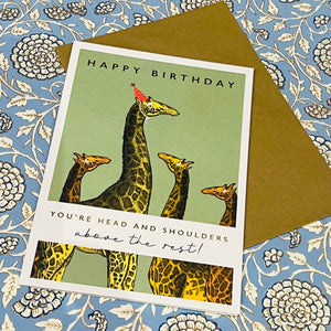 Birthday Card - Head and Shoulders