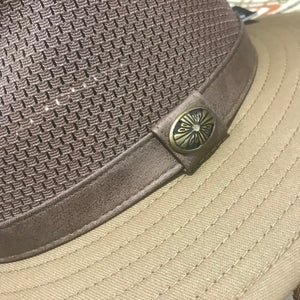 Summer meshed fedora hat