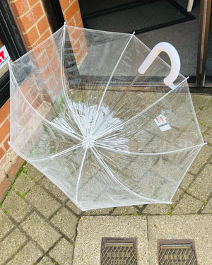 Clear Vinyl Dome Umbrella