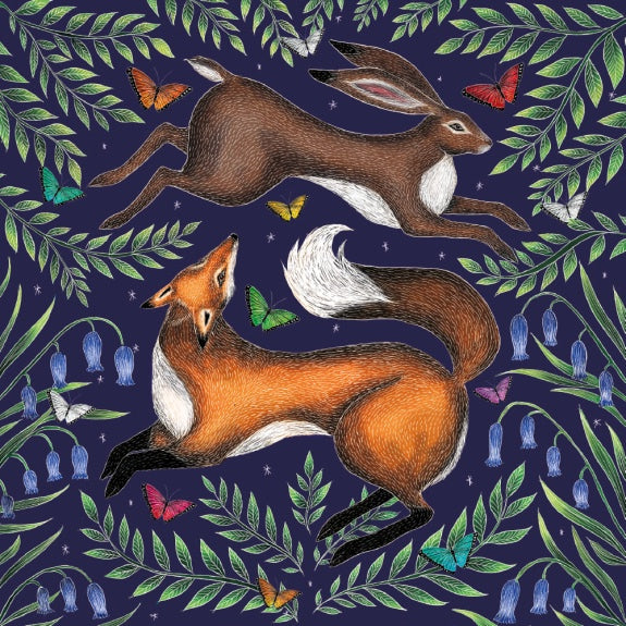Card - Fox & Hare