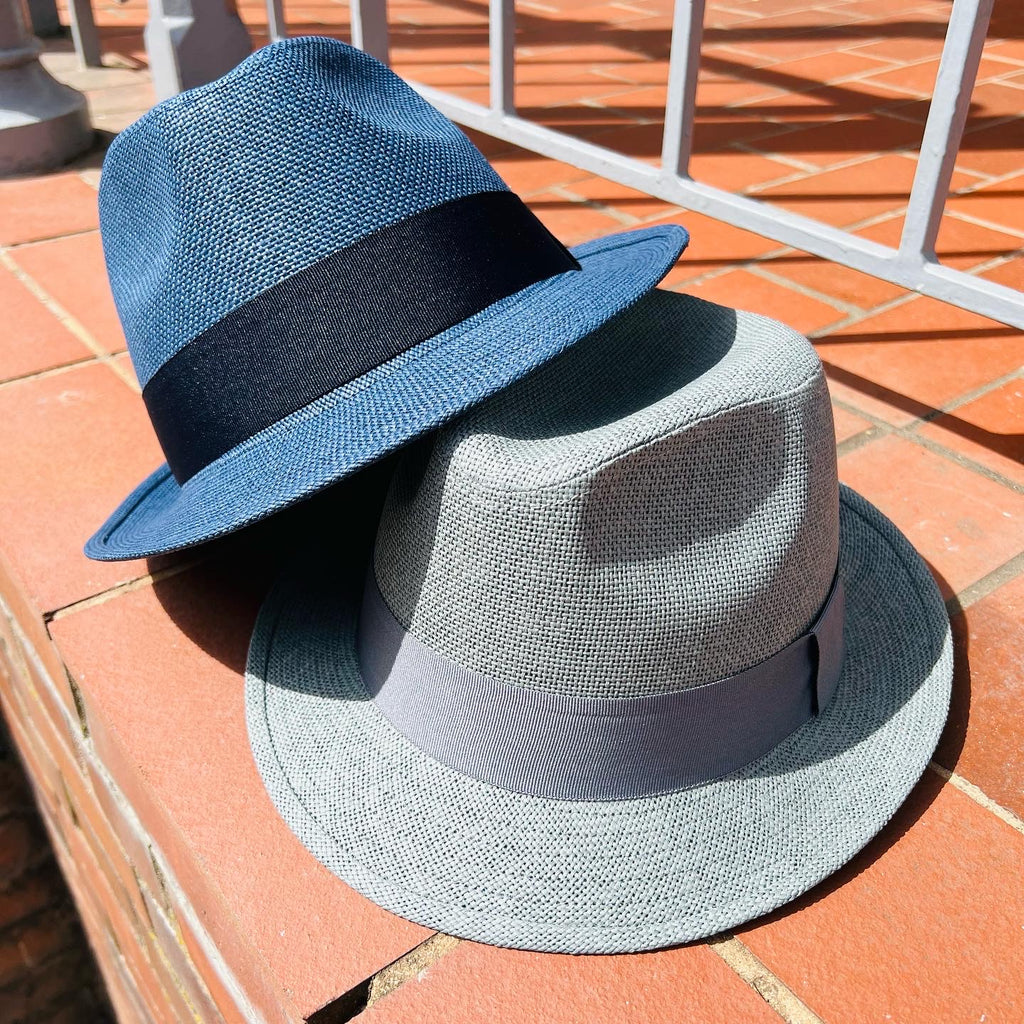 Paper Straw Trilby Hat