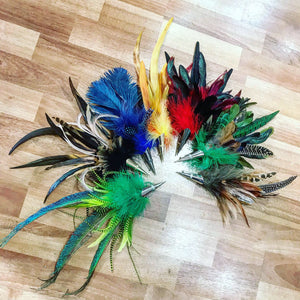 Feather corsage 